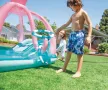 Надуваем център октопод Intex, 234 x 183 см, водна пързалка, PVC, цветен, снимка 6