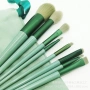 Комплект от 13 многофункционални четки за грим, пластмасови, зелени, снимка 5