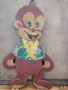 Стара дървена играчка маймунка 1946, снимка 2