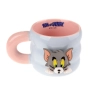 Керамична чаша Tom and Jerry – 3D коте със силиконова декорация, 200 мл, снимка 1