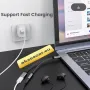 Преходник от USB C към 3,5 мм Aux жак за слушалки и адаптер за зарядно USB C с PD 60 W бързо зарежда, снимка 11