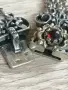 Антика! Сребърен комплект с бохемски гранати, снимка 3