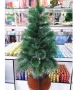 Изкуствена Коледна елха с бели заскрежени връхчета, снимка 3