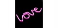 Светещ LED неонов осветител LOVE с USB , снимка 3