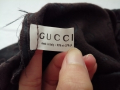 Gucci оригинална противопрахова торбичка монограм в кафяв цвят, снимка 10