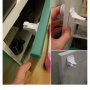 Магнитни предпазители за шкафове и чекмеджета - к-т 4бр. с ключ - код 3314, снимка 3