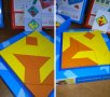 ТОП! Два модела Дървени блокчета - мозайка пъзел + рисуване с 60 карти, снимка 3