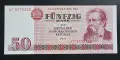 ГДР. 50 марки 1971 година. UNC. Фридрих Енгелс., снимка 1