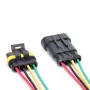 Водоустойчива букса за МПС 4 пина 12V 24V, снимка 3