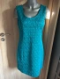 Дамска тюркоазена рокля, снимка 4