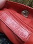 ПРОМО! Естествена кожа чанта, голяма червена, тип ТОРБА, снимка 11