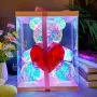 Мече със сърце - Светеща декорация 25см, снимка 3