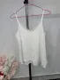 Бял потник с дантела, универсален размер, снимка 10