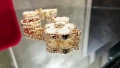 Van Cleef & Arpels VCA Rose Gold 5 Motifs Lucky Spring Дамска Гривна, снимка 9