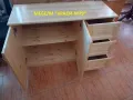 Шкаф от дърво с 2 врати и 3 таблени чекмеджета.Наличен!, снимка 4