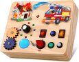 ARANEE Дървена дъска за малки деца Монтесори Сензорна играчка, снимка 1 - Образователни игри - 42515331