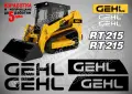 GEHL строителна техника и механизация стикери, снимка 14