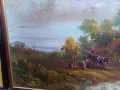 Голяма маслена картина с подпис от автора., снимка 3