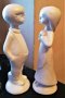 Холандия стилни двойка статуетки Mаркирани порцелан, снимка 1 - Статуетки - 31142138