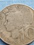Сребърна монета 10 шилинга 1957г. Австрия Втора република 40392, снимка 3