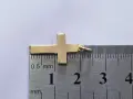 Златен Кръст 18К 750 / 1,71 гр., снимка 4