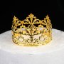 Сребриста Златиста корона тиара за декорация украса на торта , снимка 9