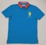 U.S. Polo ASSN оригинална поло тениска L памучна фланелка, снимка 1 - Тениски - 36675882