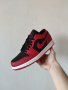 Nike Air Jordan 1 Low Reverse Bred Red Нови Мъжки Обувки Кецове Маратонки Размер 42 Номер Червени, снимка 1 - Маратонки - 39343854