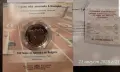 Възпоменателна Колекционерска Монета 100 години лека атлетика в България сребърна , снимка 2
