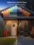 Интелигентни външни светлини APPECK, 30 м, 72 LED, RGB смарт постоянно външно осветление, снимка 6