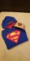 Original Vintage SUPERMAN DC COMICS Hoodie & SUPERMAN DC COMICS Cork Effect Snapback Cap 