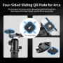 Nitze N58A Camera Backpack Clip – алуминиев щипка за фотоапарат с Arca-Swiss плочка, снимка 5
