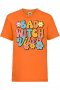 Детска тениска Bad witch vibes,Halloween,Хелоуин,Празник,Забавление,Изненада,Обичаи,, снимка 1