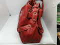 Червена дамска чанта , снимка 4