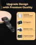 Jeracol Magnetic Bracelet за мъже – магнитна гривна от титанова стомана, 3 реда магнити, сгъваем, снимка 3