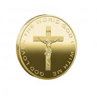 Бог обича света , Бог е с мен - Монета - Gold, снимка 2 - Нумизматика и бонистика - 39709253