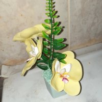 Декорации в керамични кашпи със скандинавски мъх и сапунени цветя , снимка 6 - Декорация за дома - 44371647