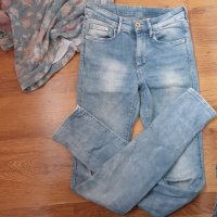 дънки H&M slim regular waist jeans размер 26, снимка 9 - Дънки - 32028238