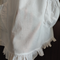 бяла плажна рокля с външни джобове , снимка 3 - Рокли - 44679834