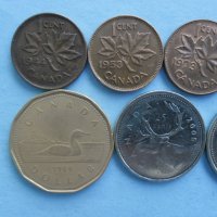 Лот монети Канада, снимка 2 - Нумизматика и бонистика - 37852490