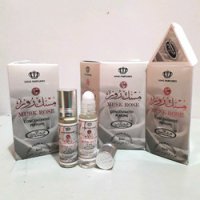 Дълготрайно арабско олио - масло Al Rehab MUSK ROSE 6 мл Бял мускус, роза и жасмин 0% алкохол, снимка 2 - Унисекс парфюми - 42361834