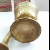 Стар голям хаван бронз, снимка 3 - Антикварни и старинни предмети - 16073558
