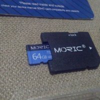 Нови micro SD карта карти памет 4 , 8 , 32 GB ГБ и 64 ГБ с адаптер за лаптоп компютър, снимка 4 - Карти памет - 30184791