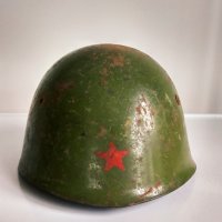 Стара военна каска. , снимка 3 - Антикварни и старинни предмети - 42318205