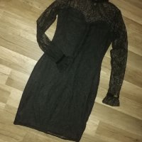 Черна рокля CHIARA FORTHI Milano, снимка 2 - Рокли - 36648371