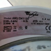 За части, пералня Whirlpool AWO/D41135, снимка 2 - Ремонти на перални - 39167174