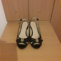 Елегантни дамски сандали от естествен лак, номер 36 , снимка 4 - Сандали - 29284266