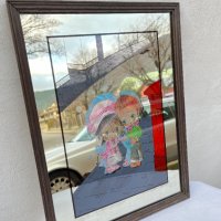 Детска огледална табела №1452, снимка 1 - Антикварни и старинни предмети - 35080365