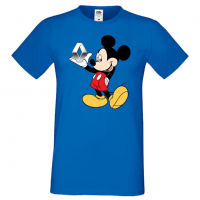 Мъжка тениска Mickey Mouse Renault Подарък,Изненада,Рожден ден, снимка 2 - Тениски - 36577505