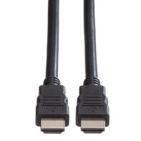 Кабел HDMI M - HDMI M Roline 11.04.5575 Черен, 5м HDMI M to HDMI M High Speed, снимка 1 - Кабели и адаптери - 31370459